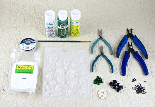 Materials for Daisy Chain Necklace